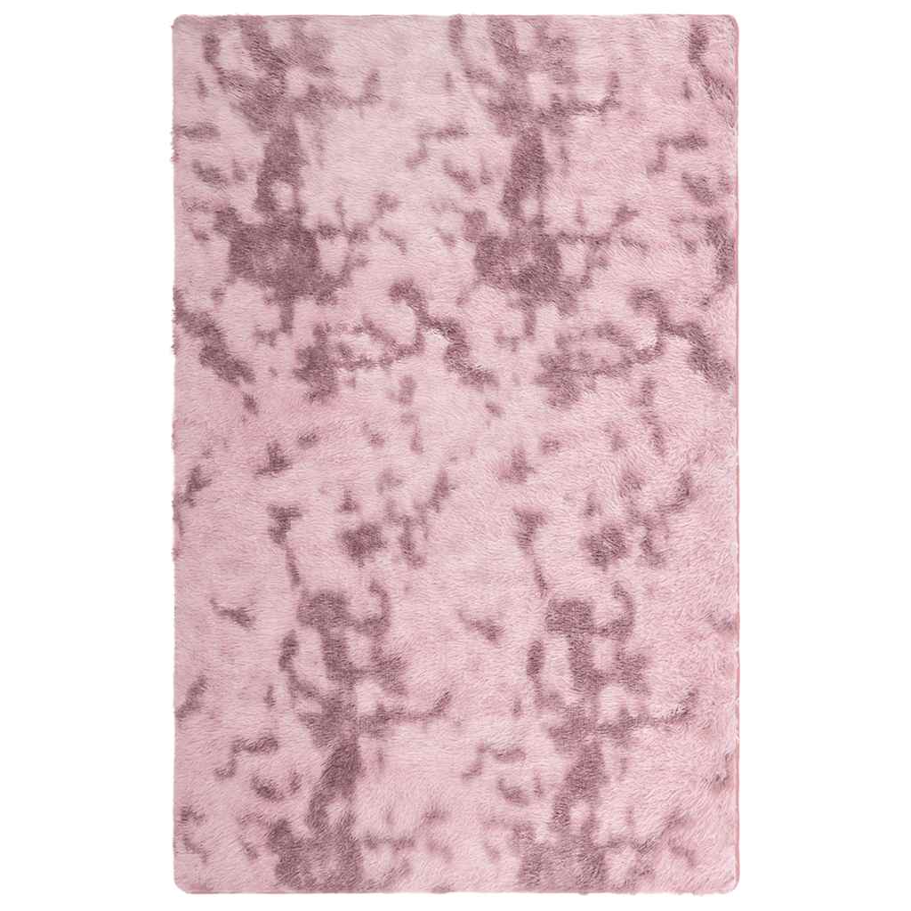 vidaXL Shaggy Rug High Pile NAVARRA Dusty Pink 130x200 cm Polyester
