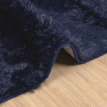 vidaXL Shaggy Rug High Pile NAVARRA Navy 130x200 cm Polyester