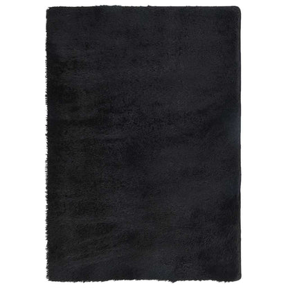 vidaXL Shaggy Rug High Pile NAVARRA Black 160x230 cm Polyester