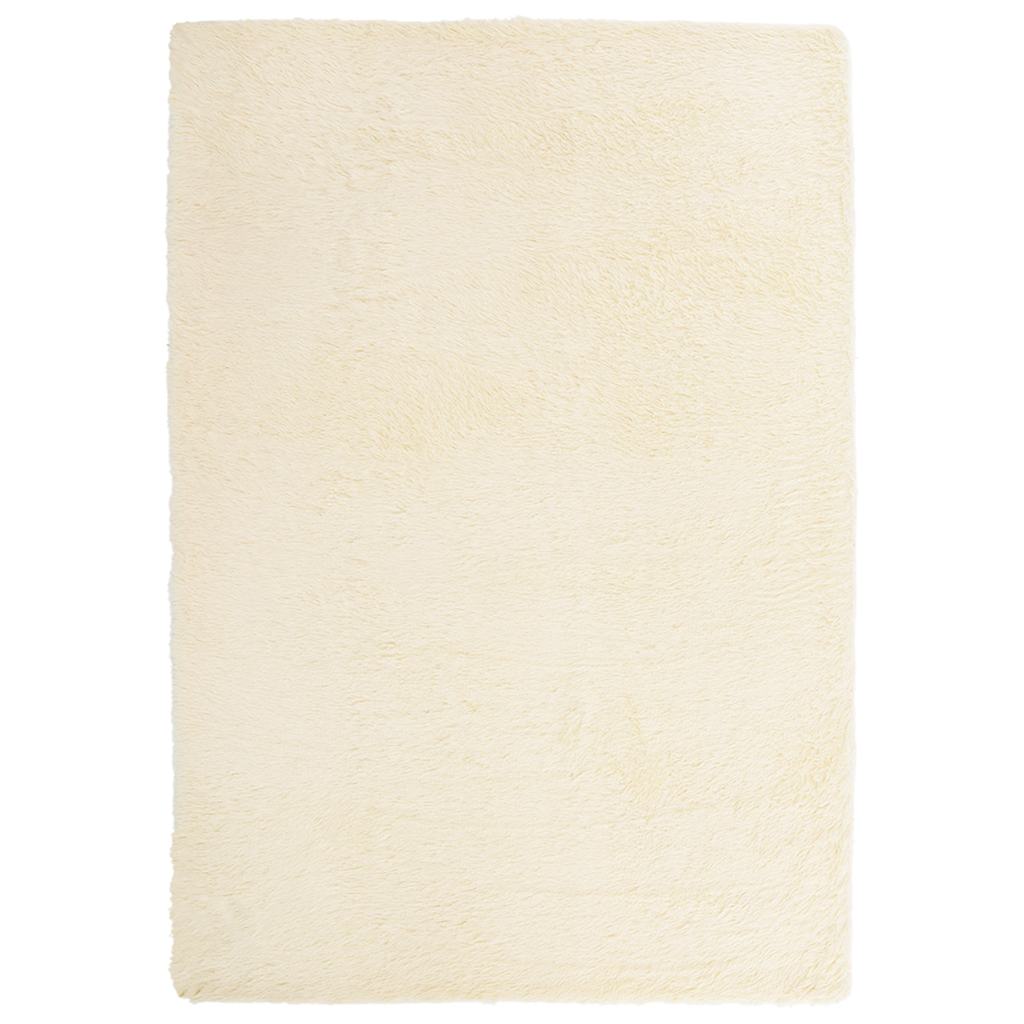 vidaXL Shaggy Rug High Pile NAVARRA Cream 160x230 cm Polyester