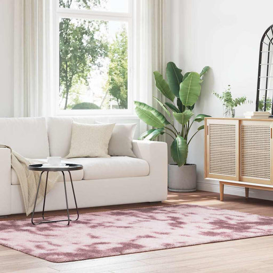 vidaXL Shaggy Rug High Pile NAVARRA Dusty Pink 160x230 cm Polyester