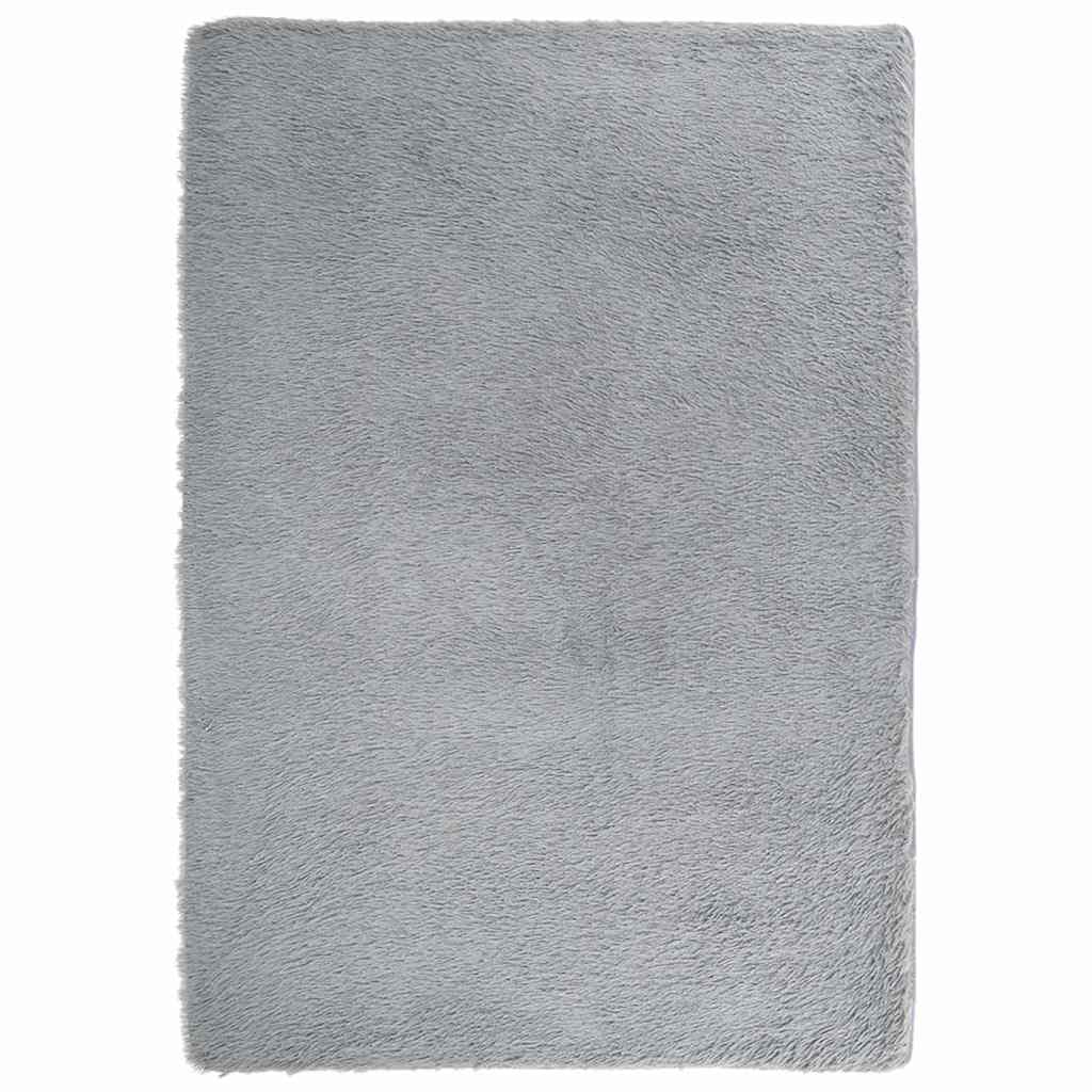 vidaXL Shaggy Rug High Pile NAVARRA Light Grey 160x230 cm Polyester