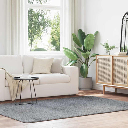 vidaXL Shaggy Rug High Pile NAVARRA Light Grey 160x230 cm Polyester