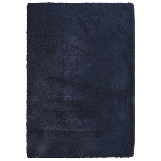 vidaXL Shaggy Rug High Pile NAVARRA Navy 160x230 cm Polyester