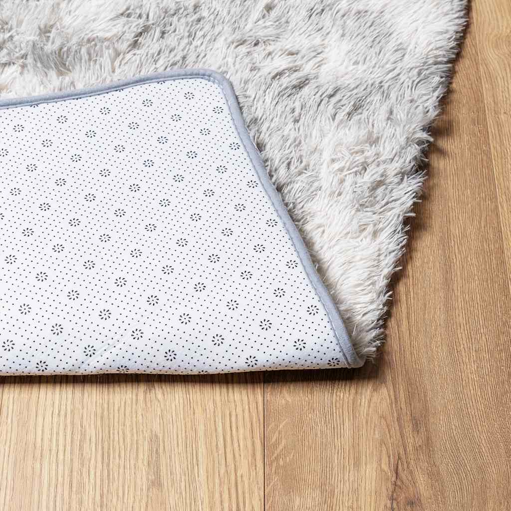vidaXL Shaggy Rug High Pile NAVARRA Silver Grey 160x230 cm Polyester