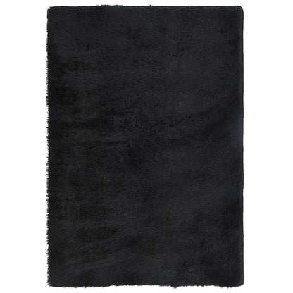 vidaXL Shaggy Rug High Pile NAVARRA Black 200x290 cm Polyester
