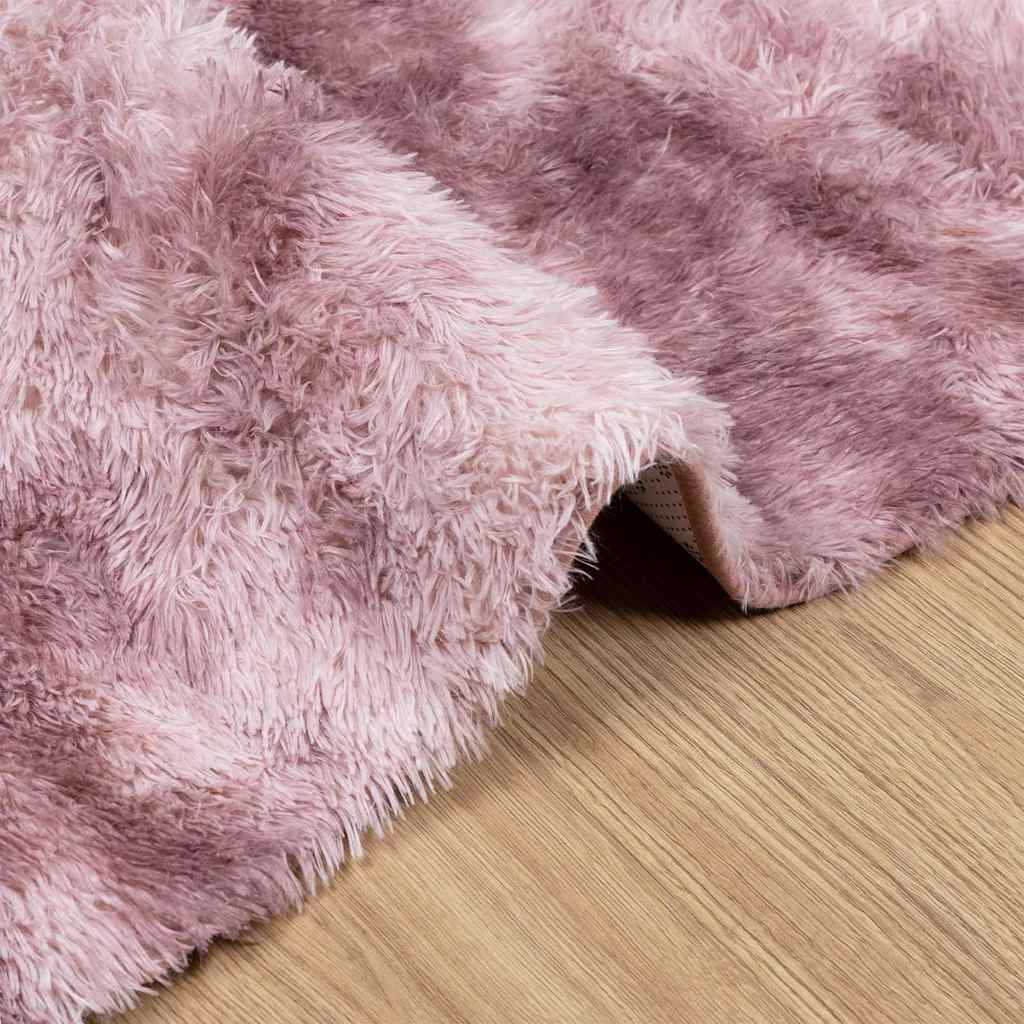 vidaXL Shaggy Rug High Pile NAVARRA Dusty Pink 200x290 cm Polyester