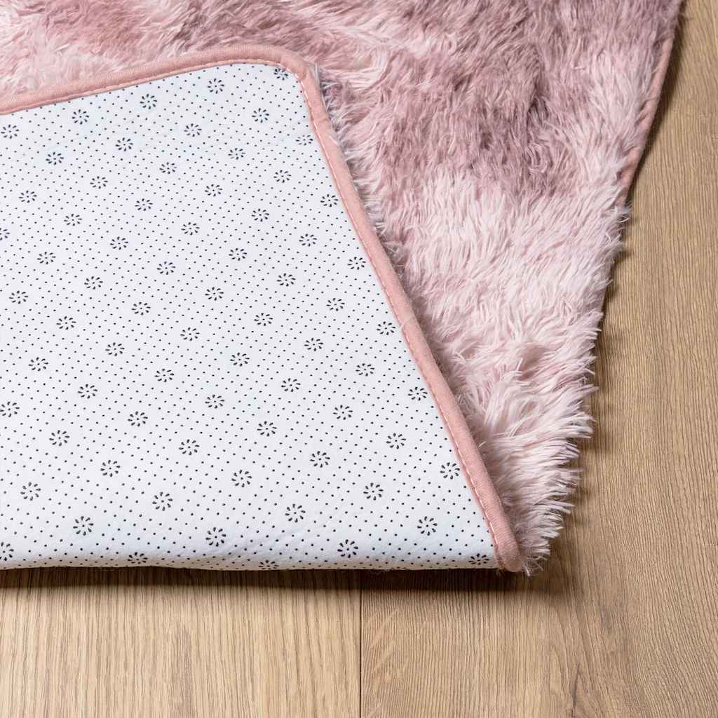 vidaXL Shaggy Rug High Pile NAVARRA Dusty Pink 200x290 cm Polyester