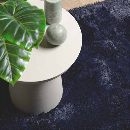 vidaXL Shaggy Rug High Pile NAVARRA Navy 200x290 cm Polyester