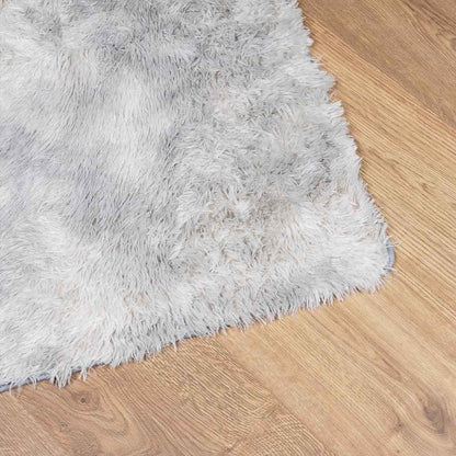 vidaXL Shaggy Rug High Pile NAVARRA Silver Grey 200x290 cm Polyester