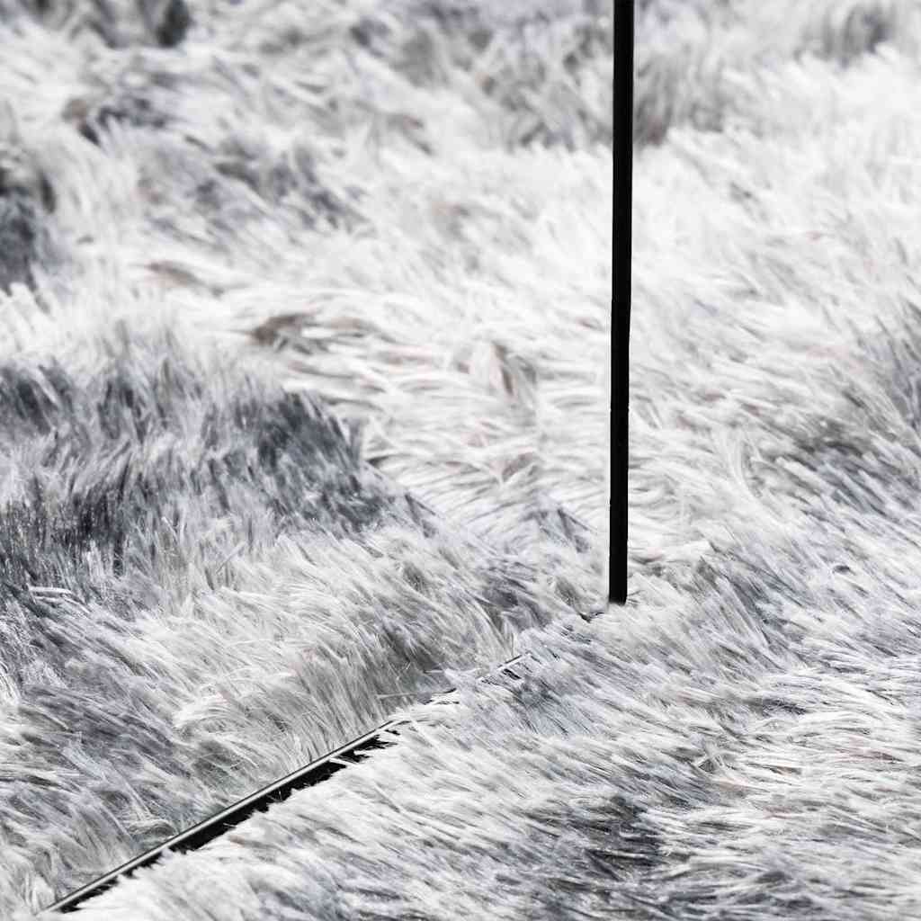 vidaXL Shaggy Rug High Pile NAVARRA Silver Grey 200x290 cm Polyester