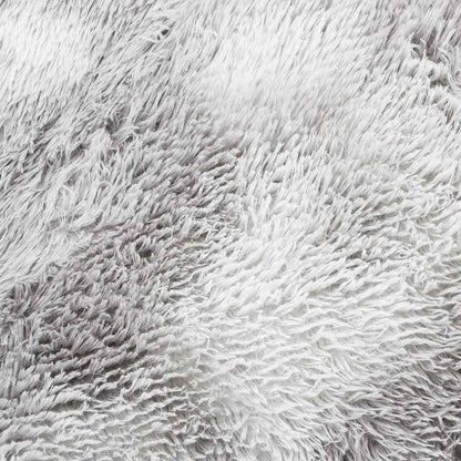 vidaXL Shaggy Rug High Pile NAVARRA Silver Grey 200x290 cm Polyester
