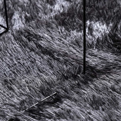vidaXL Shaggy Rug High Pile NAVARRA Dark Grey 240x340 cm Polyester