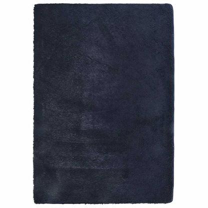 vidaXL Shaggy Rug High Pile NAVARRA Navy 240x340 cm Polyester