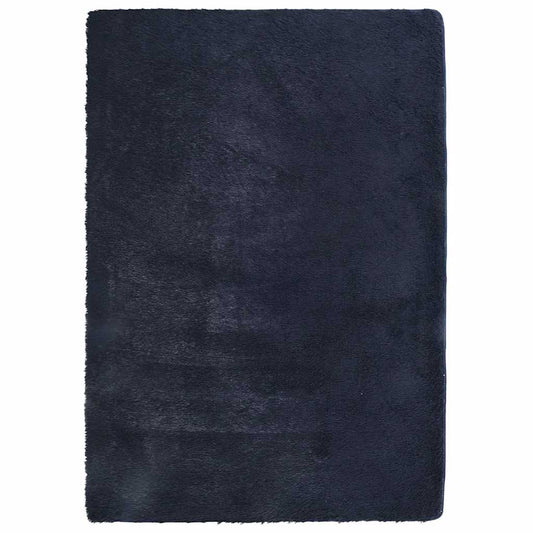 vidaXL Shaggy Rug High Pile NAVARRA Navy 240x340 cm Polyester