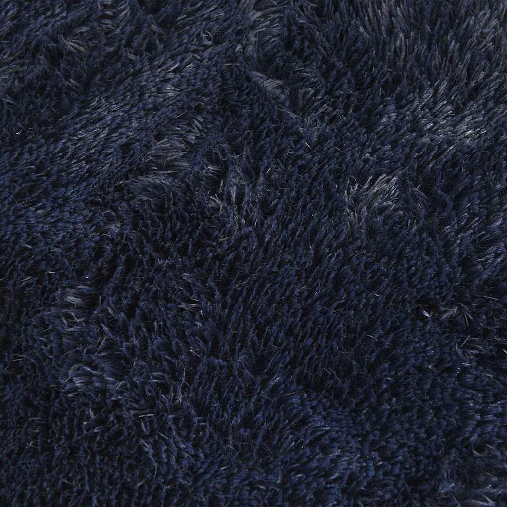 vidaXL Shaggy Rug High Pile NAVARRA Navy 240x340 cm Polyester