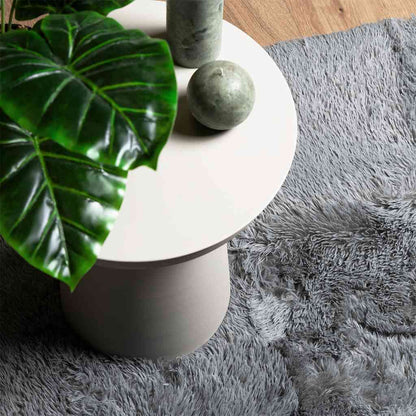vidaXL Shaggy Rug High Pile NAVARRA Silver Grey 240x340 cm Polyester