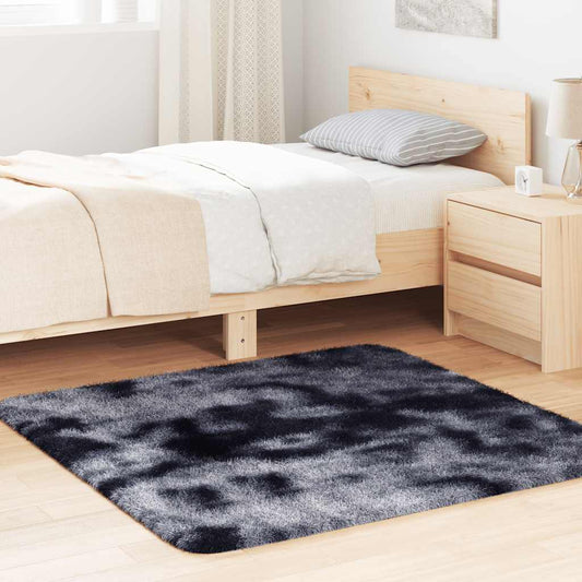 vidaXL Shaggy Rug High Pile NAVARRA Dark Grey 120x120 cm Polyester