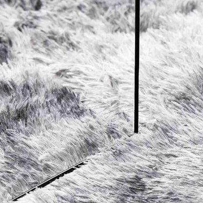 vidaXL Shaggy Rug High Pile NAVARRA Silver Grey 120x120 cm Polyester
