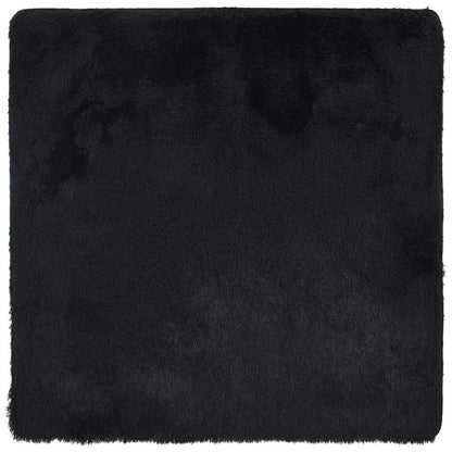 vidaXL Shaggy Rug High Pile NAVARRA Black 160x160 cm Polyester