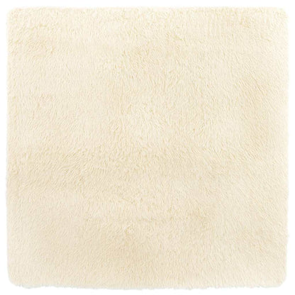 vidaXL Shaggy Rug High Pile NAVARRA Cream 160x160 cm Polyester