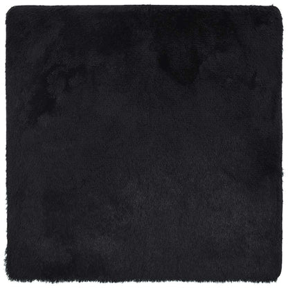 vidaXL Shaggy Rug High Pile NAVARRA Black 200x200 cm Polyester