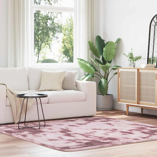vidaXL Shaggy Rug High Pile “NAVARRA” Dusty Pink 200x200 cm Polyester