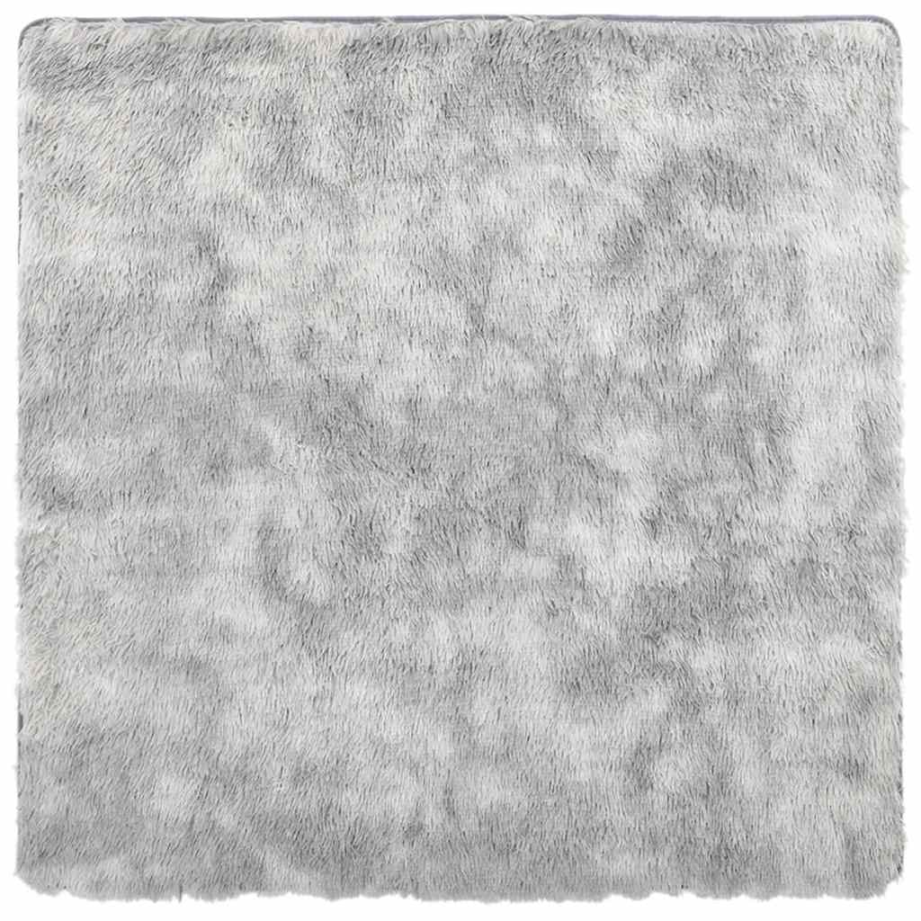 vidaXL Shaggy Rug High Pile NAVARRA Light Grey 200x200 cm Polyester