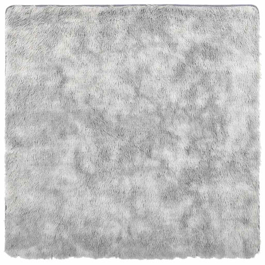 vidaXL Shaggy Rug High Pile NAVARRA Light Grey 200x200 cm Polyester