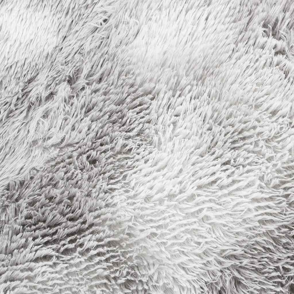 vidaXL Shaggy Rug High Pile NAVARRA Light Grey 200x200 cm Polyester