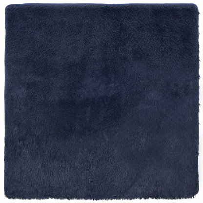 vidaXL Shaggy Rug High Pile NAVARRA Navy 200x200 cm Polyester