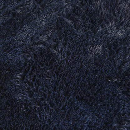 vidaXL Shaggy Rug High Pile NAVARRA Navy 200x200 cm Polyester
