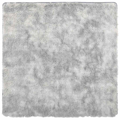 vidaXL Shaggy Rug High Pile NAVARRA Silver Grey 200x200 cm Polyester