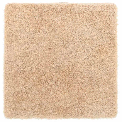 vidaXL Shaggy Rug High Pile NAVARRA Beige 240x240 cm Polyester