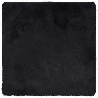 vidaXL Shaggy Rug High Pile NAVARRA Black 240x240 cm Polyester
