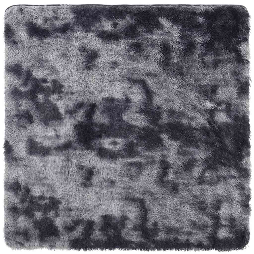 vidaXL Shaggy Rug High Pile NAVARRA Dark Grey 240x240 cm Polyester
