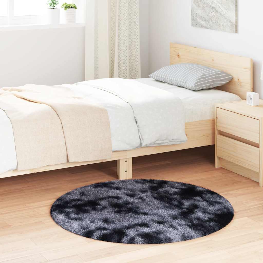 vidaXL Shaggy Rug High Pile NAVARRA Dark Grey 100x100 cm Polyester