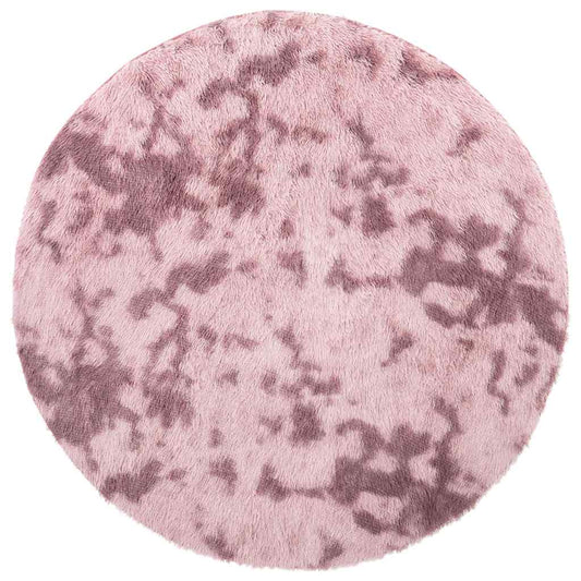 vidaXL Shaggy Rug High Pile NAVARRA Dusty Pink 100x100 cm Polyester