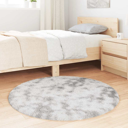vidaXL Shaggy Rug High Pile NAVARRA Light Grey 100x100 cm Polyester