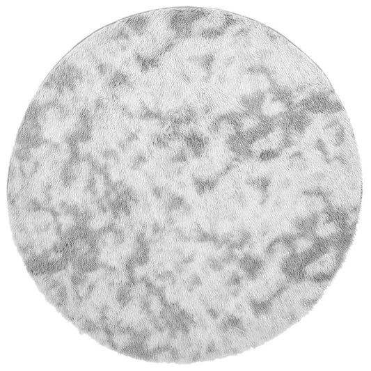vidaXL Shaggy Rug High Pile NAVARRA Silver Grey 100x100 cm Polyester