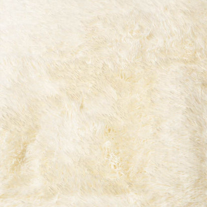 vidaXL Shaggy Rug High Pile NAVARRA Cream 120x120 cm Polyester