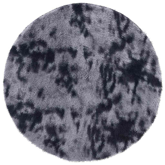 vidaXL Shaggy Rug High Pile NAVARRA Dark Grey 120x120 cm Polyester