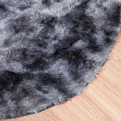 vidaXL Shaggy Rug High Pile NAVARRA Dark Grey 120x120 cm Polyester