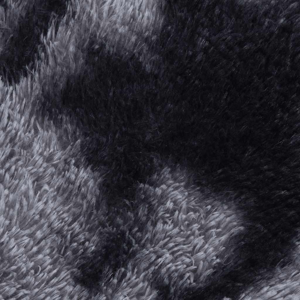 vidaXL Shaggy Rug High Pile NAVARRA Dark Grey 120x120 cm Polyester