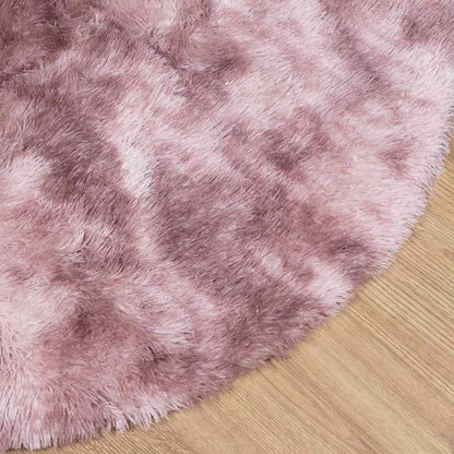 vidaXL Shaggy Rug High Pile NAVARRA Dusty Pink 120x120 cm Polyester