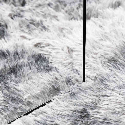 vidaXL Shaggy Rug High Pile NAVARRA Silver Grey 120x120 cm Polyester