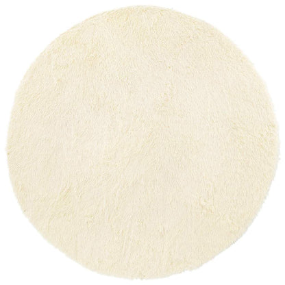 vidaXL Shaggy Rug High Pile NAVARRA Cream 160x160 cm Polyester