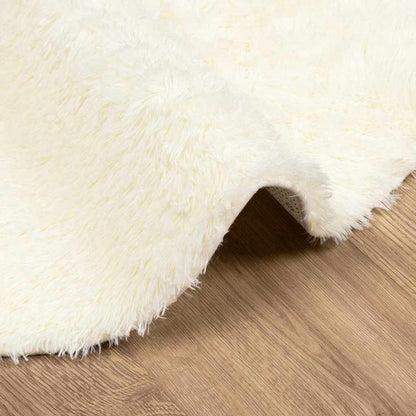 vidaXL Shaggy Rug High Pile NAVARRA Cream 160x160 cm Polyester