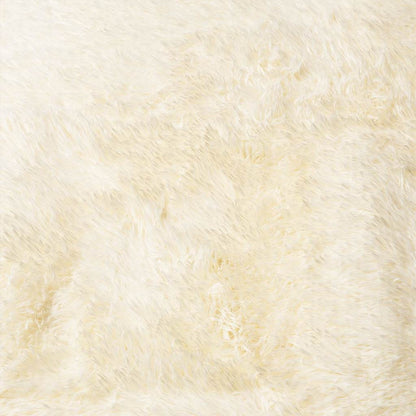 vidaXL Shaggy Rug High Pile NAVARRA Cream 160x160 cm Polyester