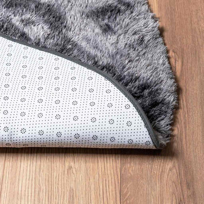 vidaXL Shaggy Rug High Pile NAVARRA Dark Grey 160x160 cm Polyester